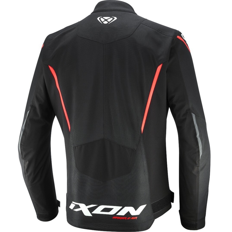 Giacca da moto IXON Striker 2 Air WP nera-bianca-rossa