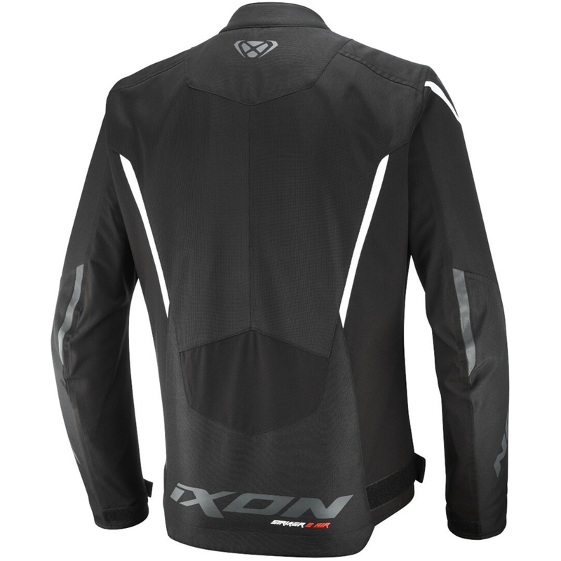 Giacca da moto IXON Striker 2 Air WP bianco e nero