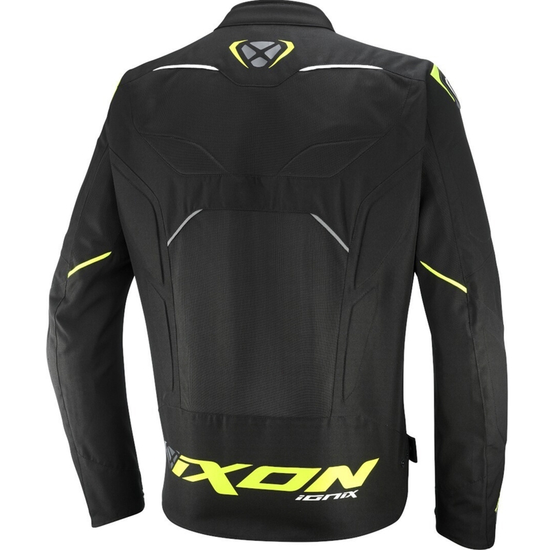Giacca moto IXON Ionix nero-giallo-grigio