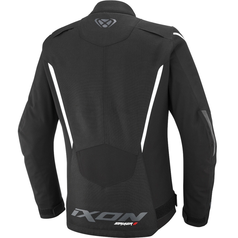 Giacca da moto da donna IXON Striker 2 Lady nero-bianco
