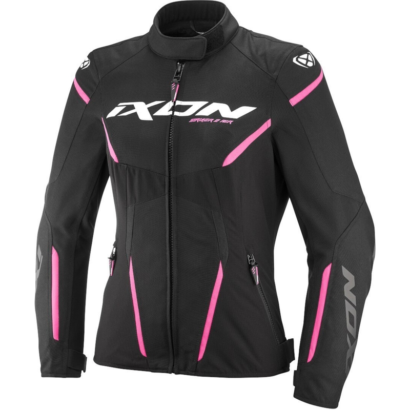Giacca moto donna IXON Striker 2 Air WP Lady nero e rosa