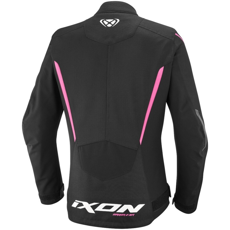 Giacca moto donna IXON Striker 2 Air WP Lady nero e rosa
