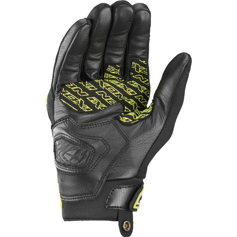 Guanti moto IXON Mirage Air nero-giallo fluo