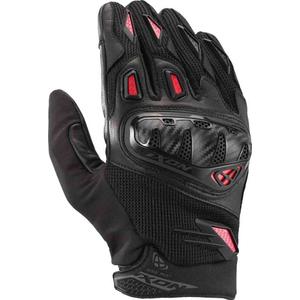Guanti moto IXON Rise Air 2 nero-rosso