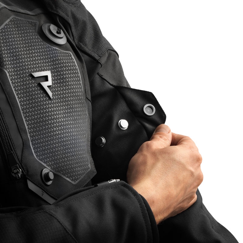Giacca da moto Rebelhorn Borg II nera