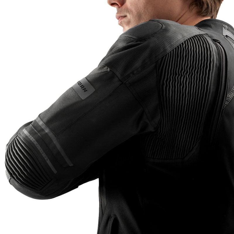 Giacca da moto Rebelhorn Borg II nera