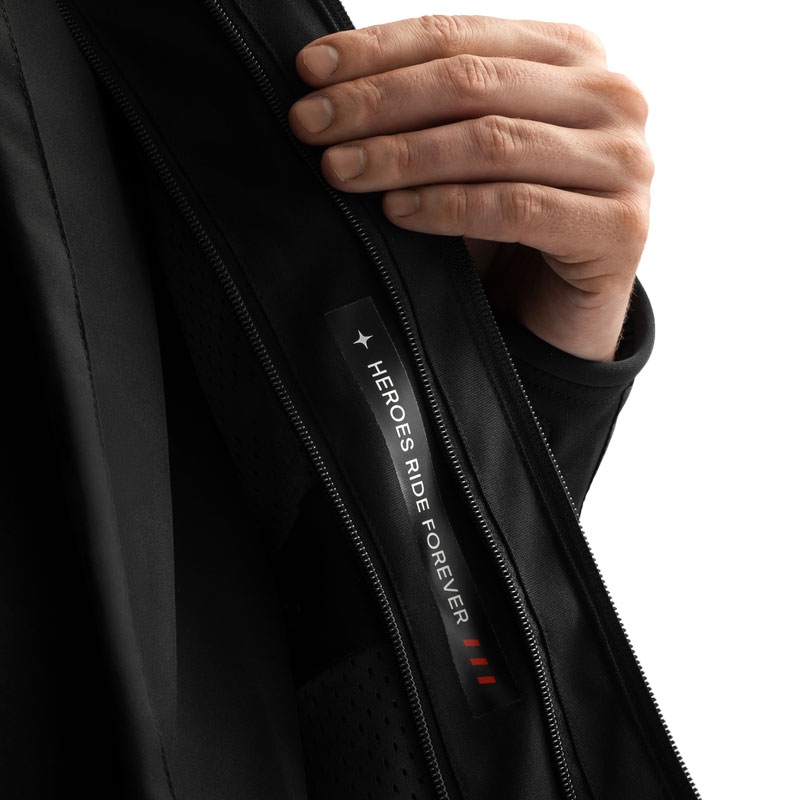 Giacca da moto Rebelhorn Borg II nera