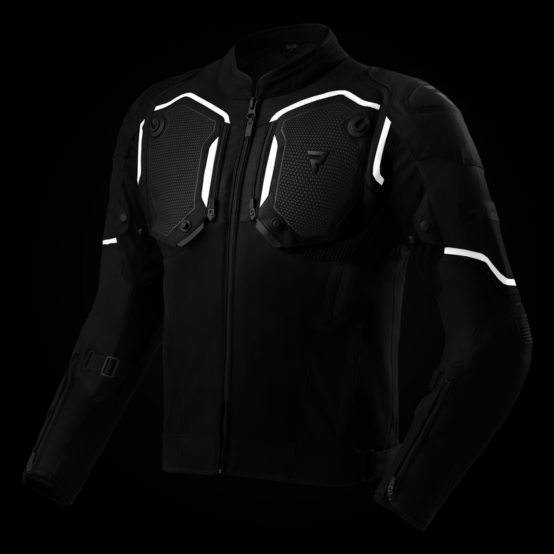 Giacca da moto Rebelhorn Borg II nera