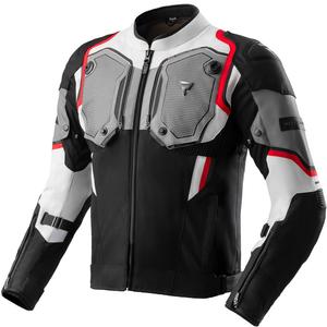 Giacca da moto Rebelhorn Borg II nera-grigia-rossa