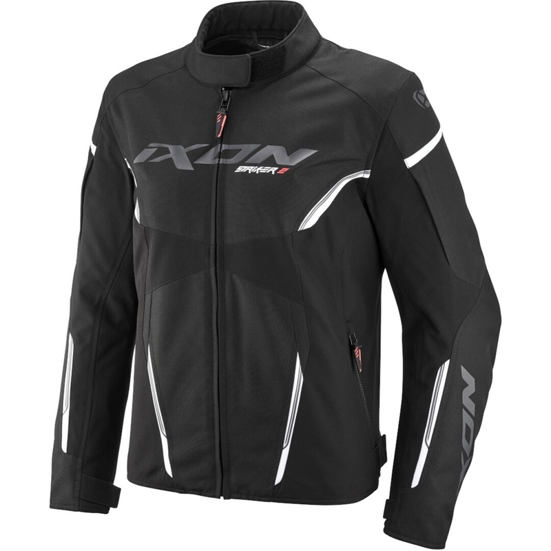 Giacca da moto IXON Striker 2 C-Sizing nero-bianco