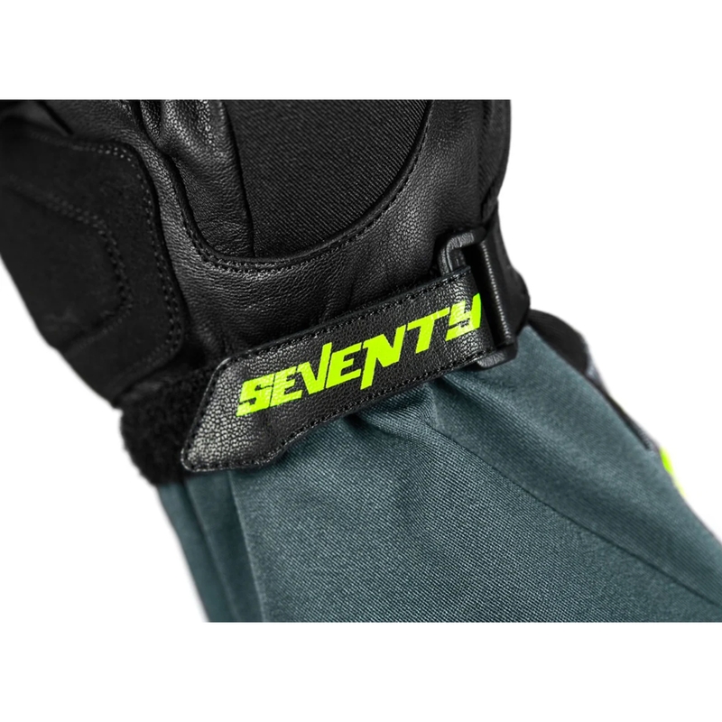 Guanti da moto Seventy Degrees SD-T57 Giau nero-grigio-giallo fluo