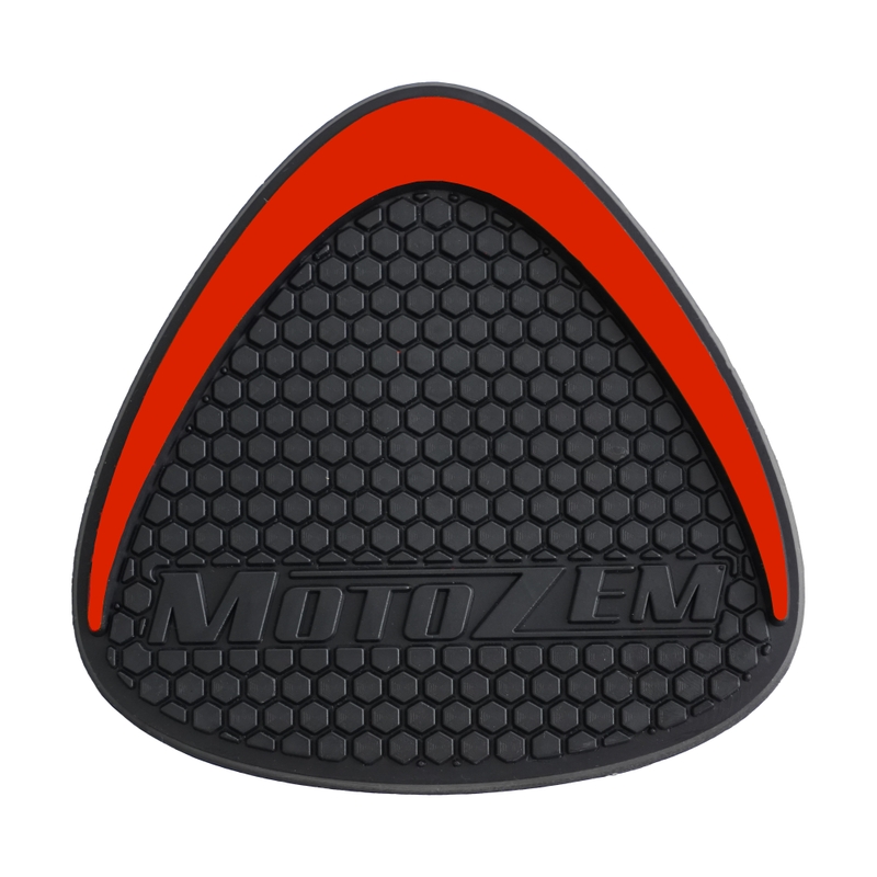 Tampone cavalletto laterale MotoZem nero-rosso