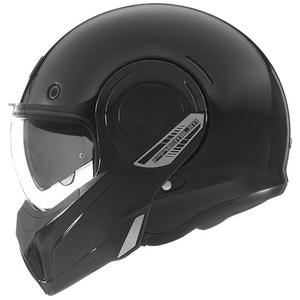 Casco da moto flip-up NOX PREMIUM Stratos nero opaco