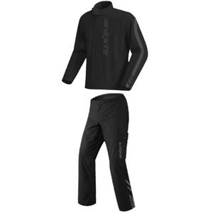 Tuta antipioggia due pezzi Seventy Degrees SD-S5 Monsoon Suit nero-nero