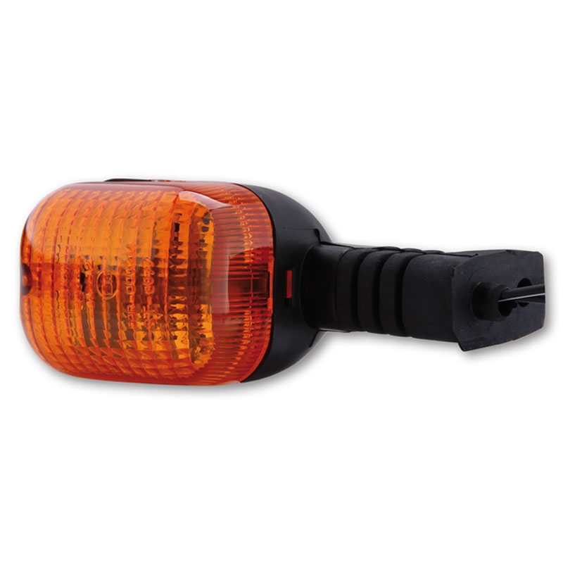 Indicatore di direzione per moto Highsider Smart Duc Style II nero-arancione