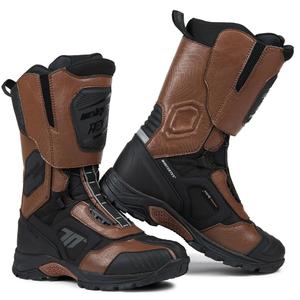 Stivali da moto alti Seventy Degrees SD-BA6 Stelvio Marroni