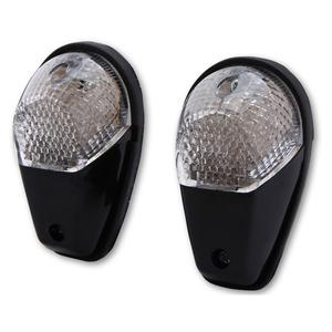 Indicatore di direzione per moto Highsider Smart LED nero-trasparente