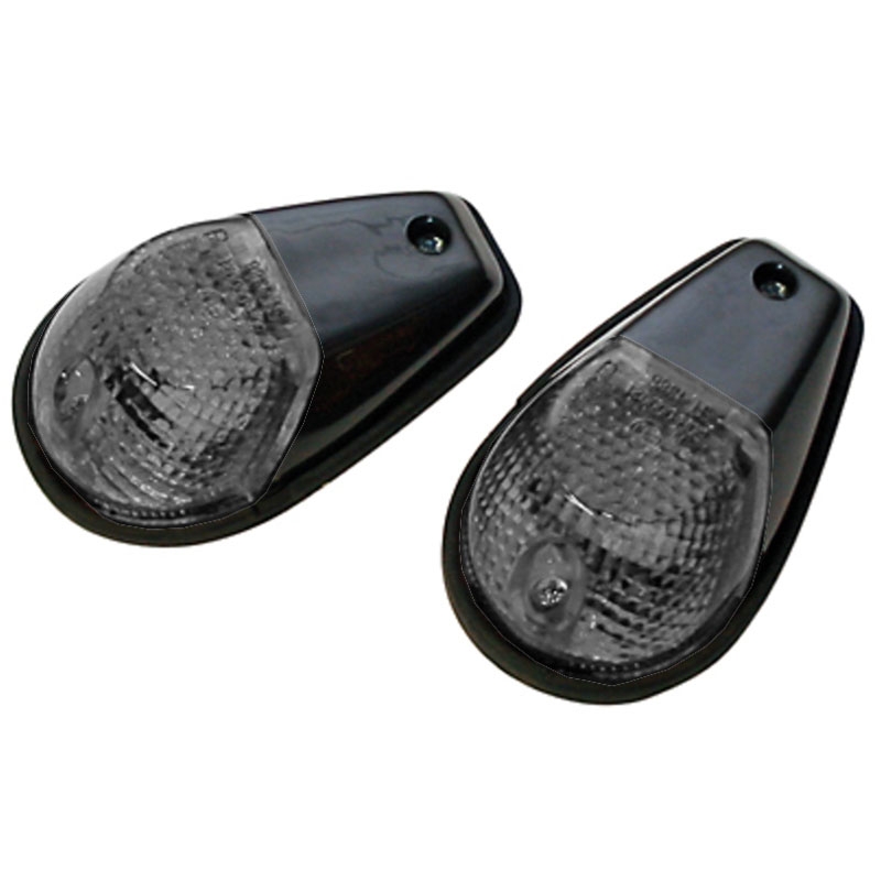 Indicatore di direzione per moto Highsider Smart 12V/21W nero-fumo