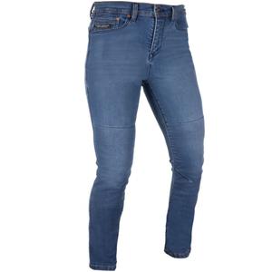 Jeans da motociclista da donna Oxford Sofia AA, jeans corti dritti blu