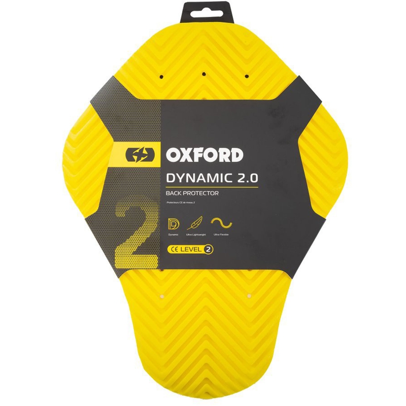 Protezione per la colonna vertebrale Oxford Dynamic 2.0 livello 2 gialla