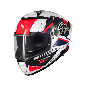Casco moto integrale MT Thunder 4 SV Luminence blu
