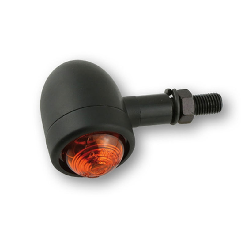 Indicatori di direzione per moto Highsider Smart Old School Tipo 1 neri