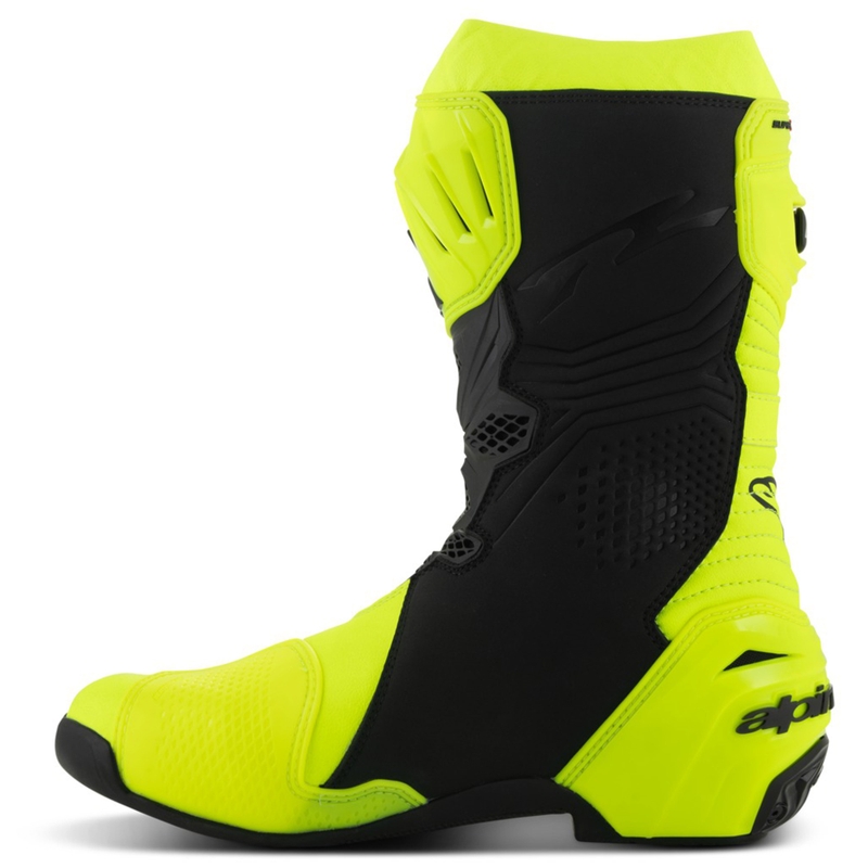 Stivali da moto Alpinestars Supertech R giallo fluo-nero