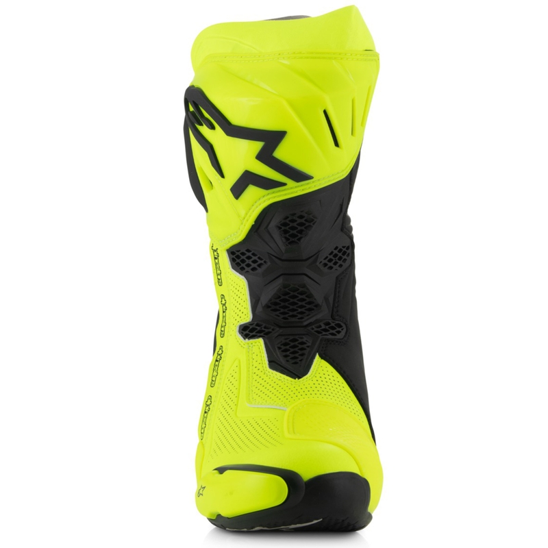 Stivali da moto Alpinestars Supertech R Vented giallo fluo-nero
