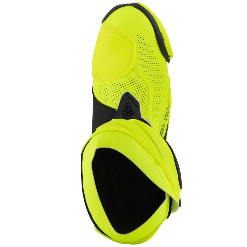 Stivali da moto Alpinestars Supertech R Vented giallo fluo-nero