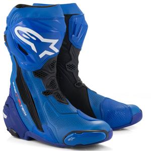 Stivali da moto Alpinestars Supertech R Vented Blu-Nero