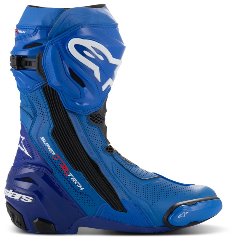 Stivali da moto Alpinestars Supertech R Vented Blu-Nero