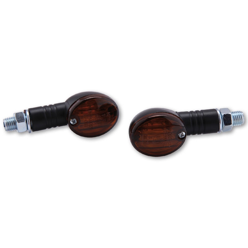 Indicatori di direzione per moto Highsider Smart Micro-flash neri