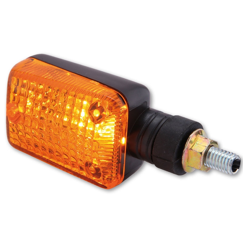 Indicatori di direzione per moto Highsider Smart Mini corti neri
