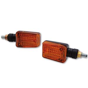 Indicatori di direzione per moto Highsider Smart Mini corti neri