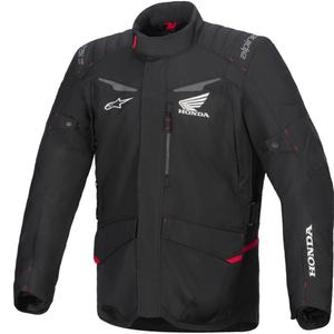 Giacca da moto impermeabile Alpinestars ST-1 collezione Honda nero-rosso