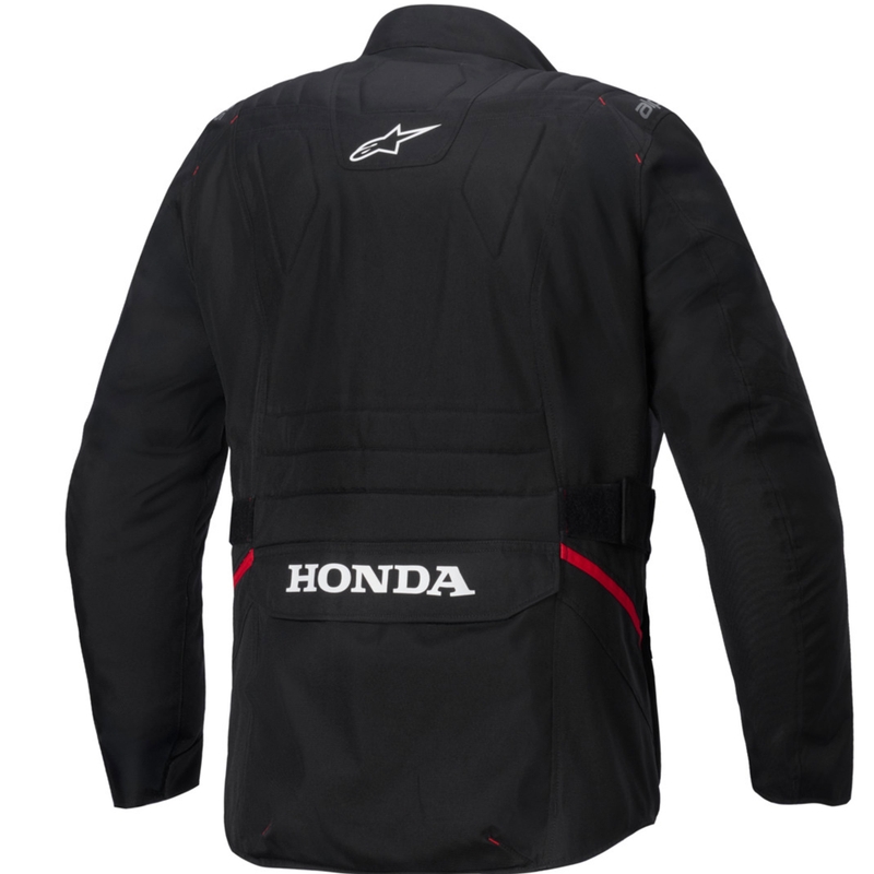 Giacca da moto impermeabile Alpinestars ST-1 collezione Honda nero-rosso