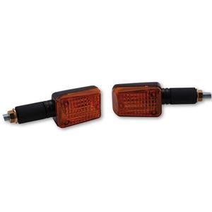 Indicatori di direzione per moto Highsider Smart Mini lunghi neri