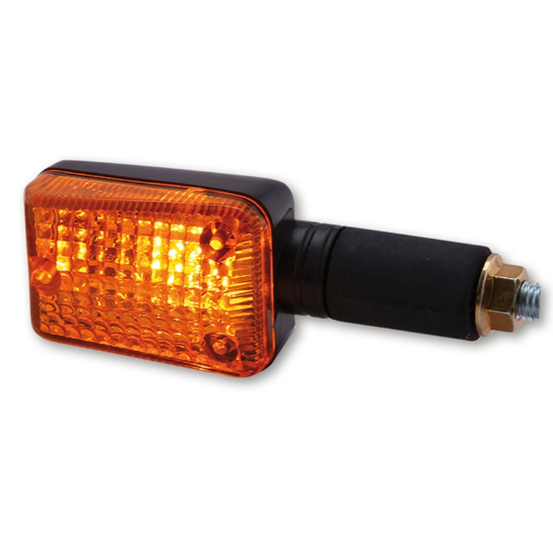 Indicatori di direzione per moto Highsider Smart Mini lunghi neri