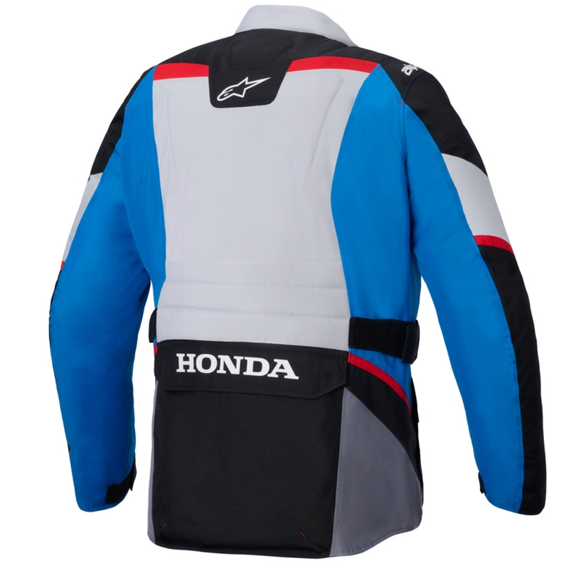 Giacca da moto impermeabile Alpinestars ST-1 collezione Honda grigio-blu-nero-rosso