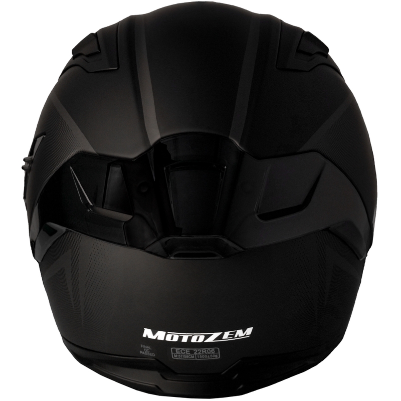 Casco integrale da moto Motozem Guardian nero opaco - II. qualità