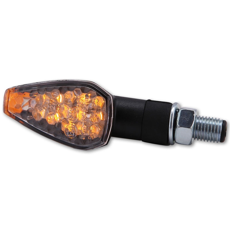 Indicatori di direzione per moto Highsider Smart Peak LED neri