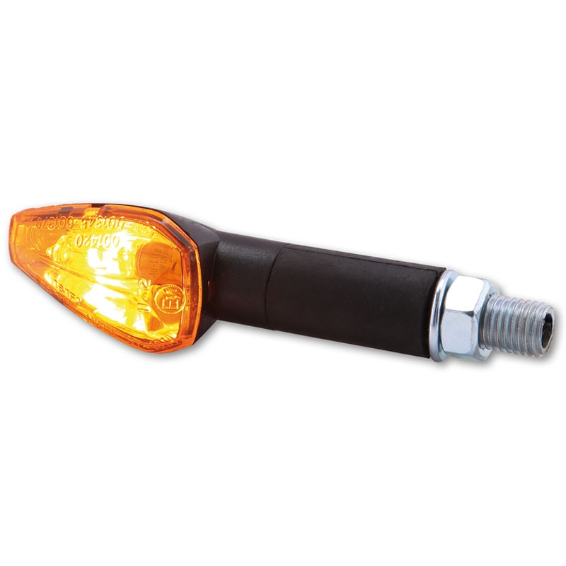 Indicatori di direzione per moto Highsider Smart Peak lunghi neri