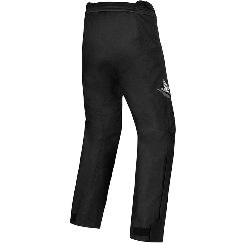 Pantaloni da moto impermeabili Alpinestars ST-1 collezione Honda nero-rosso