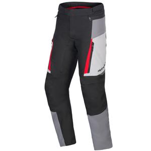 Pantaloni da moto impermeabili Alpinestars ST-1 collezione Honda grigio-grigio scuro-nero-rosso