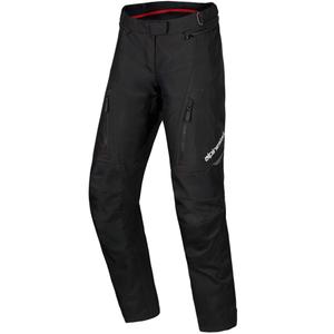 Pantaloni da moto impermeabili Alpinestars Stella ST-1 da donna collezione Honda nero-rosso