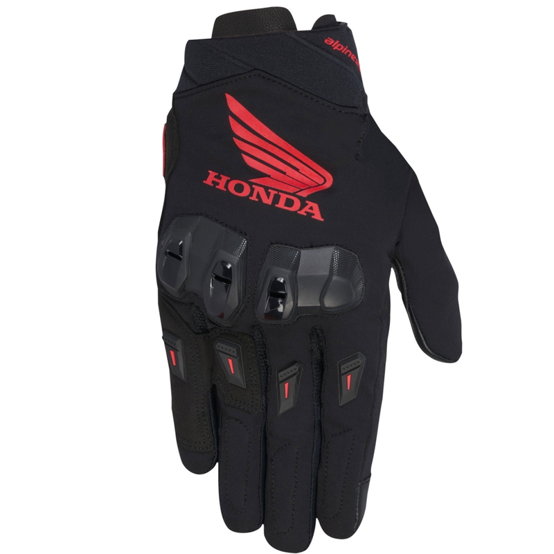Guanti da moto Alpinestars SP X 3 collezione Honda nero-rosso