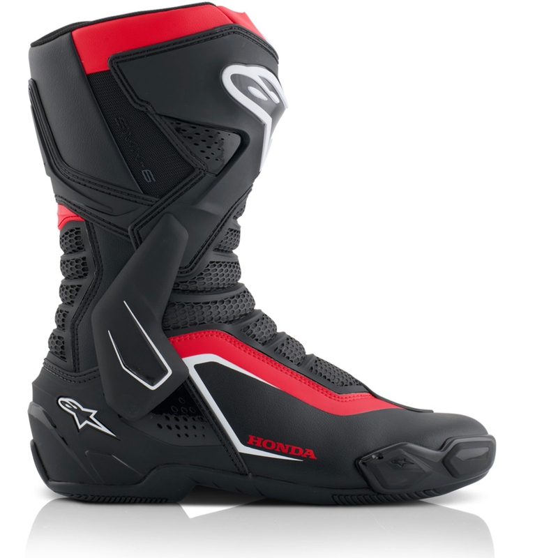 Stivali da moto Alpinestars SMX-6 V3 Honda Collection Nero-Rosso-Bianco