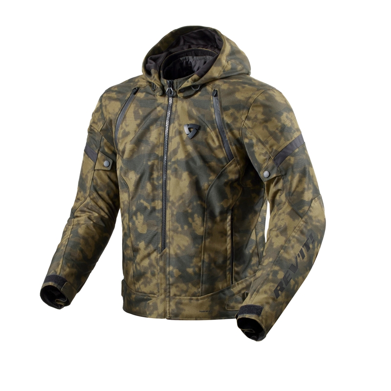 Giacca moto Revit Flare 3 H2O camo verde scuro