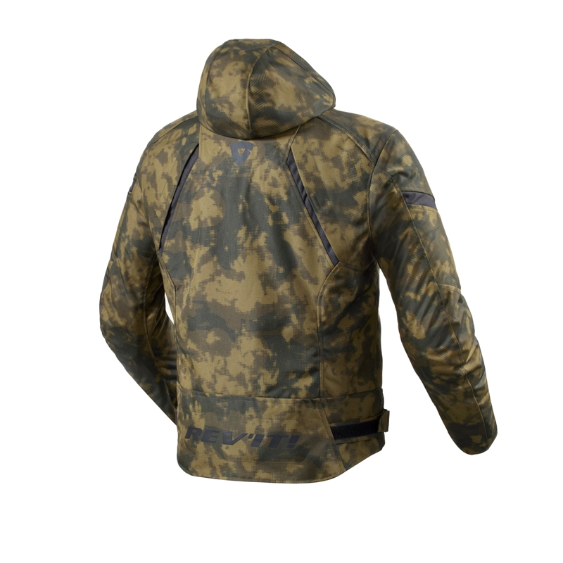 Giacca moto Revit Flare 3 H2O camo verde scuro