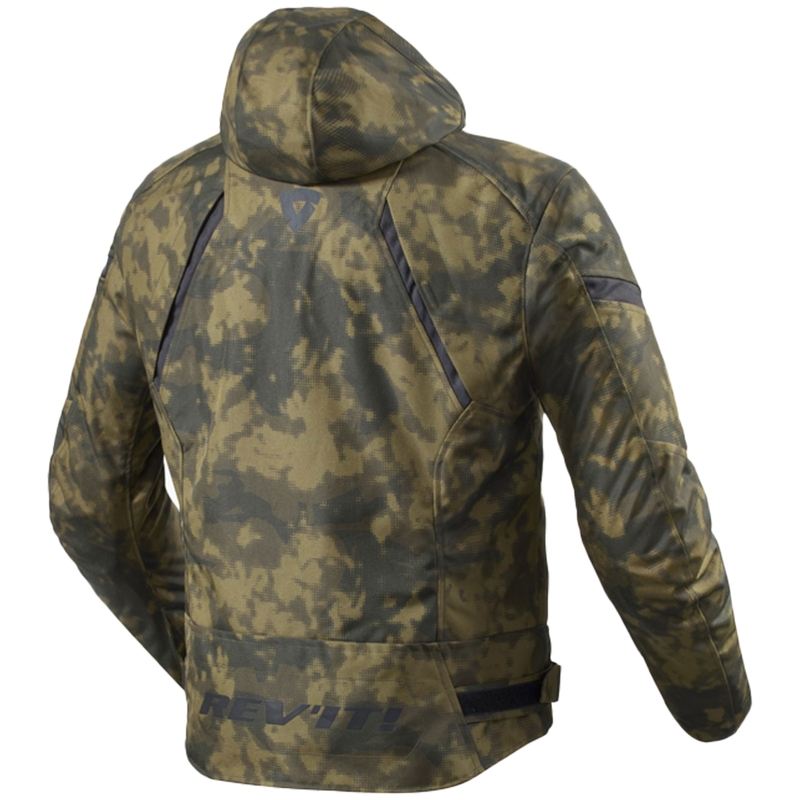 Giacca moto Revit Flare 3 H2O camo verde scuro